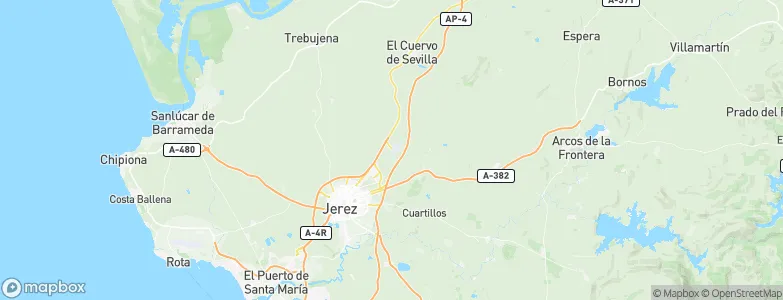 La Parra, Spain Map