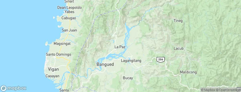 La Paz, Philippines Map