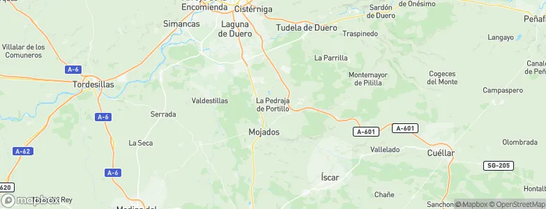 La Pedraja de Portillo, Spain Map