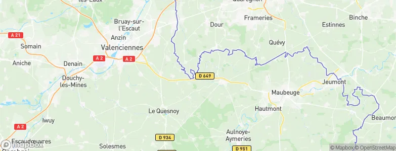 La Perche Rompue, Belgium Map