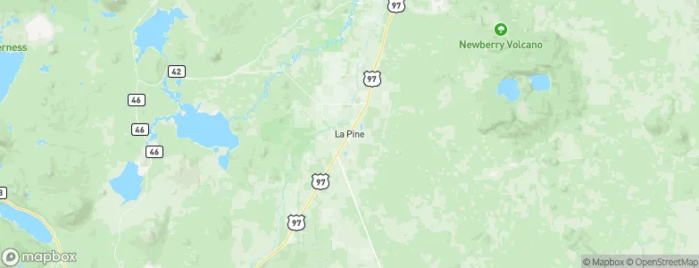 La Pine, United States Map