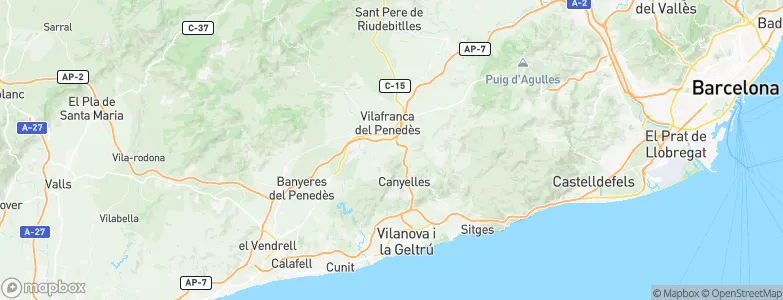 La Plana Rodona, Spain Map
