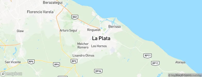 La Plata, Argentina Map