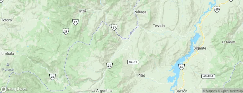 La Plata, Colombia Map