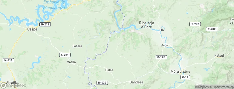 la Pobla de Massaluca, Spain Map