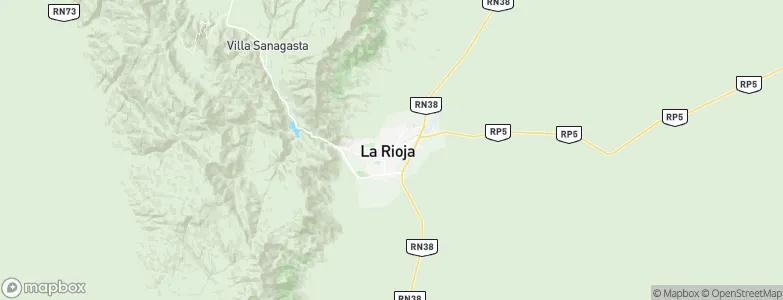 La Rioja, Argentina Map