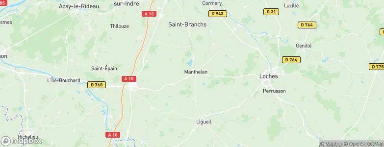 La Robinière, France Map