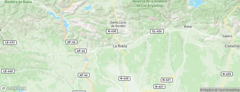 La Robla, Spain Map