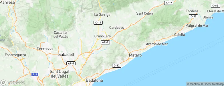 La Roca del Vallès, Spain Map