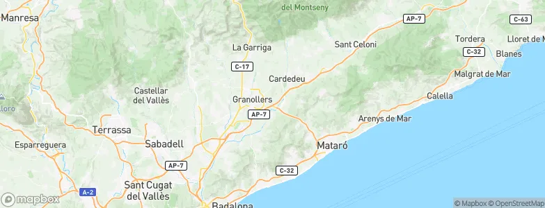 la Roca del Vallès, Spain Map