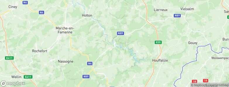 La Roche-en-Ardenne, Belgium Map