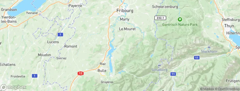 La Roche, Switzerland Map