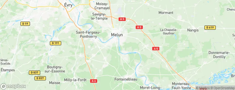 La Rochette, France Map