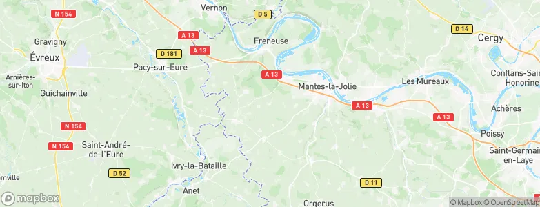 La Roussière, France Map