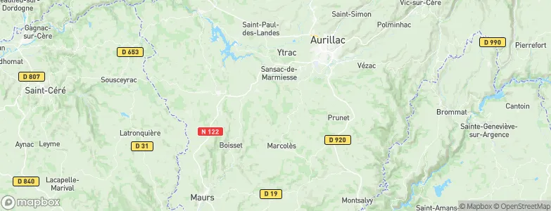 La Salvetat, France Map