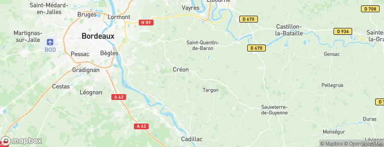 La Sauve, France Map
