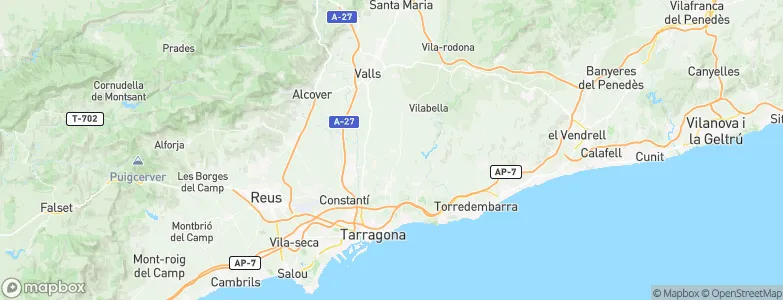 La Secuita, Spain Map