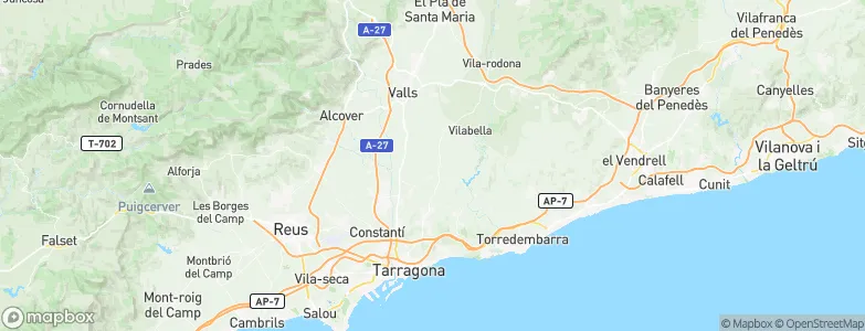 la Secuita, Spain Map