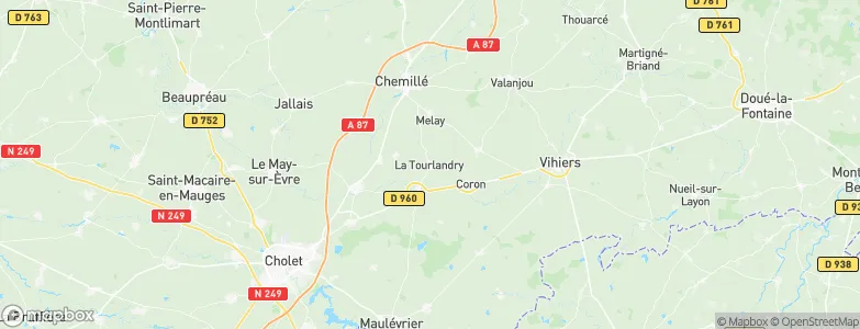 La Tourlandry, France Map