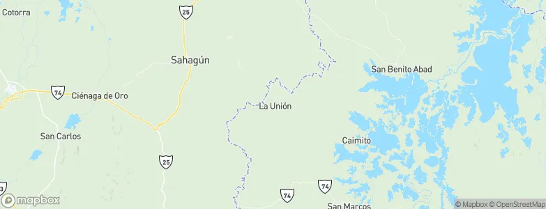 La Unión, Colombia Map