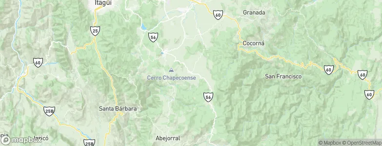 La Unión, Colombia Map