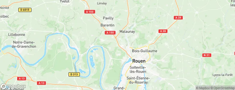 La Vaupalière, France Map