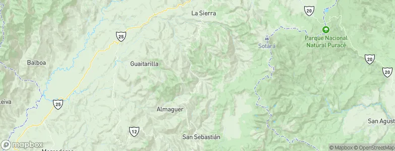 La Vega, Colombia Map