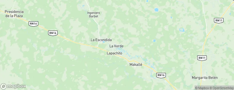 La Verde, Argentina Map
