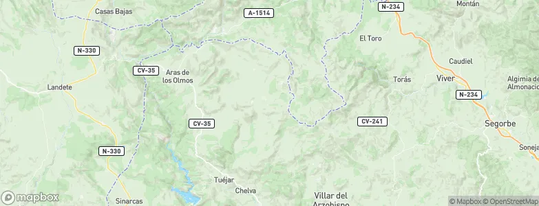 La Yesa, Spain Map