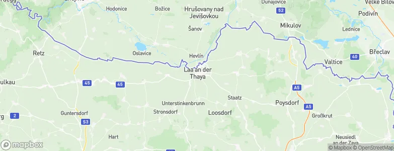 Laa an der Thaya, Austria Map