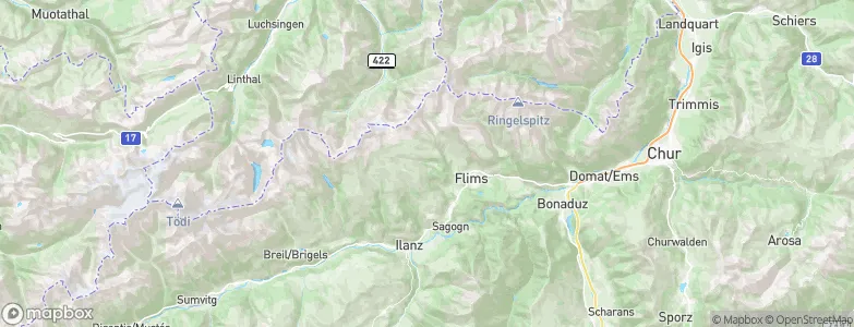Laax, Switzerland Map