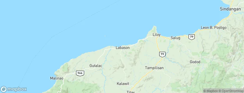 Labason, Philippines Map