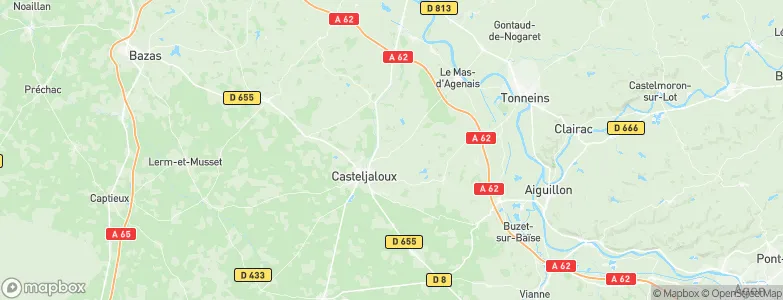 Labastide-Castel-Amouroux, France Map