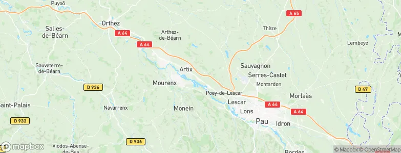 Labastide-Cézéracq, France Map