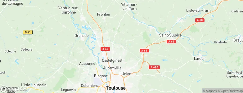 Labastide-Saint-Sernin, France Map