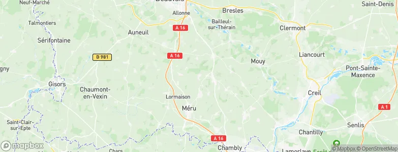 Laboissière-en-Thelle, France Map