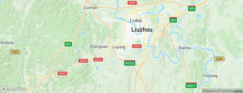 Labu, China Map