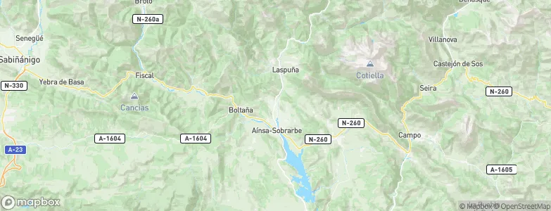 Labuerda, Spain Map