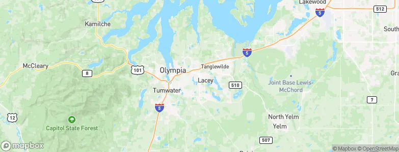Lacey, United States Map