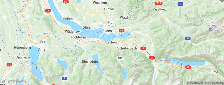 Lachen, Switzerland Map