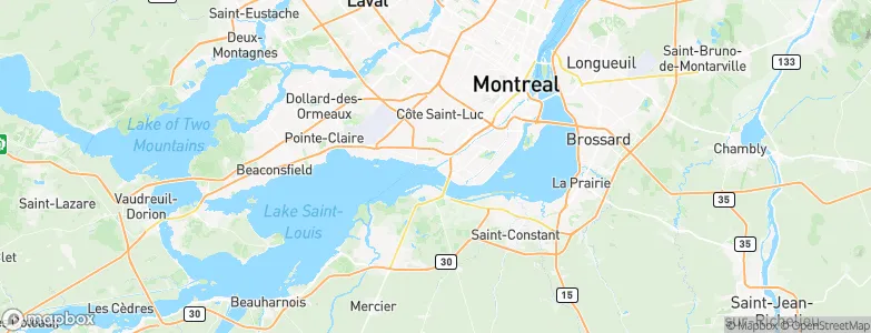 Lachine, Canada Map