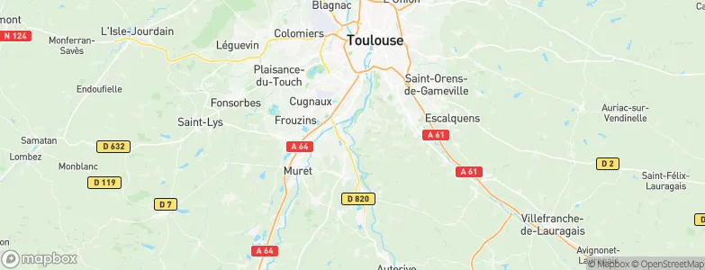 Lacroix-Falgarde, France Map