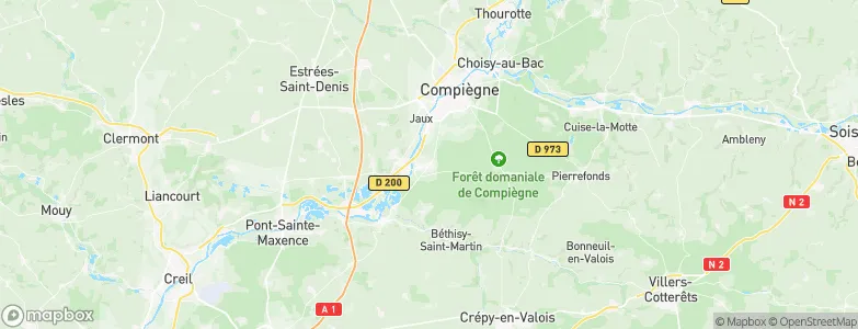 Lacroix-Saint-Ouen, France Map