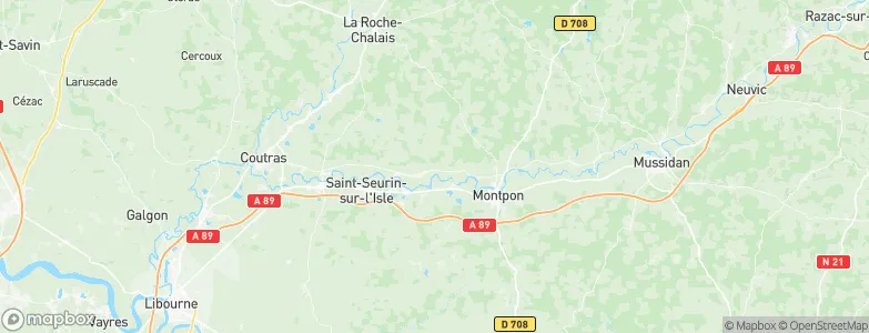 Lacropte, France Map
