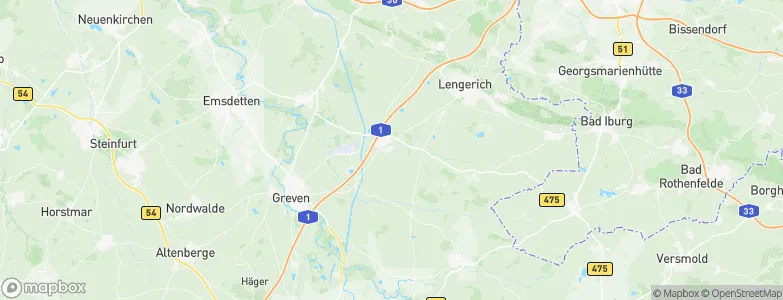 Ladbergen, Germany Map
