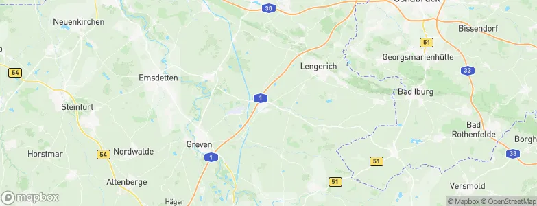 Ladbergen, Germany Map