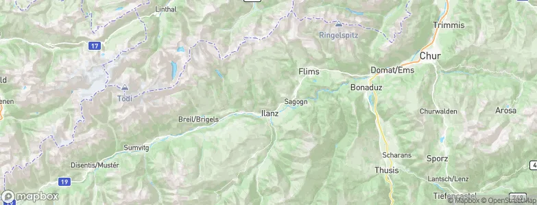 Ladir, Switzerland Map