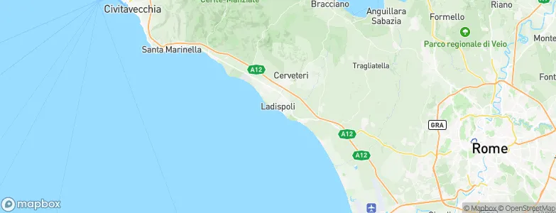 Ladispoli, Italy Map