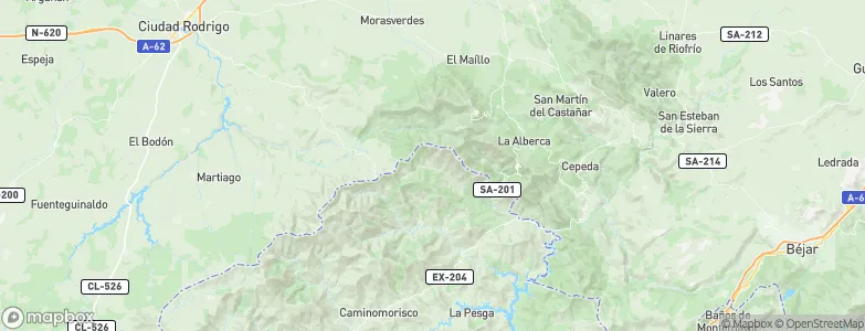 Ladrillar, Spain Map