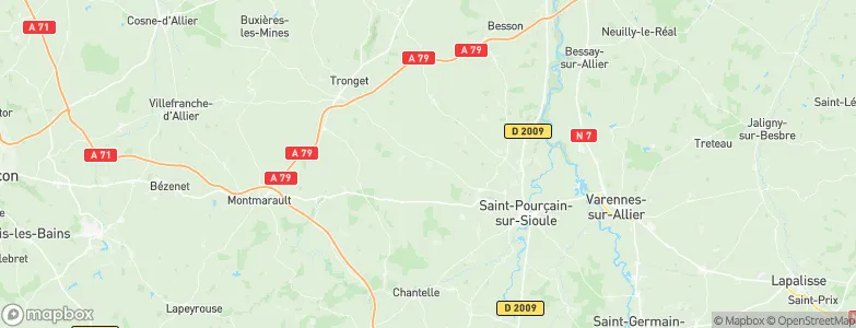 Laféline, France Map